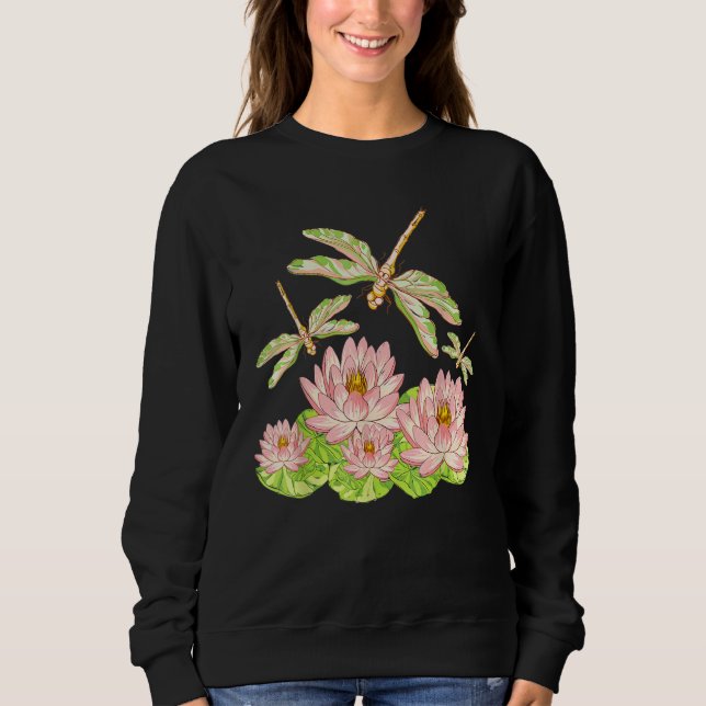 Camiseta Lotus Blossom Dragonfly  Lotus (Frente)