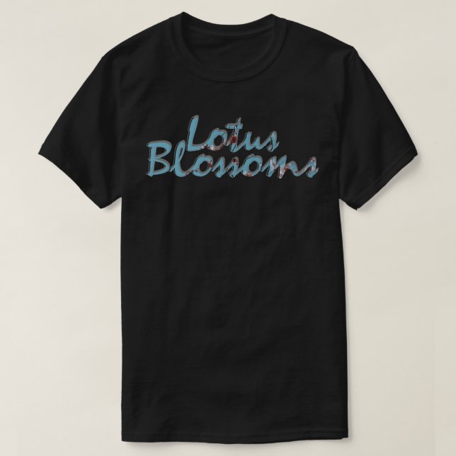 Camiseta Lotus Blossoms (Frente do Design)