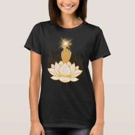 Camiseta Lotus de Mão Sagrada