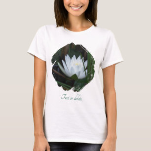 Camiseta Lótus Floral Personalizado Luminoso