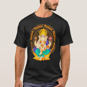 Camiseta Lótus Ganesh Espiritual Divino Yoga Meditação Aten