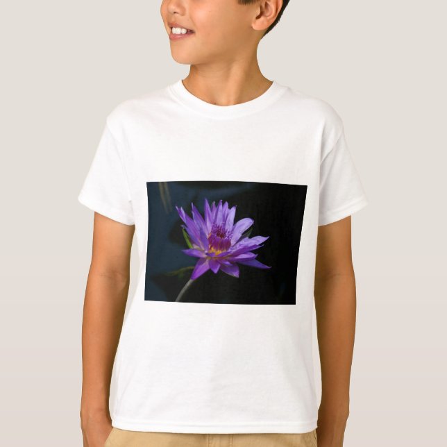 Camiseta Lótus Lírio-d'água Roxo (Frente)