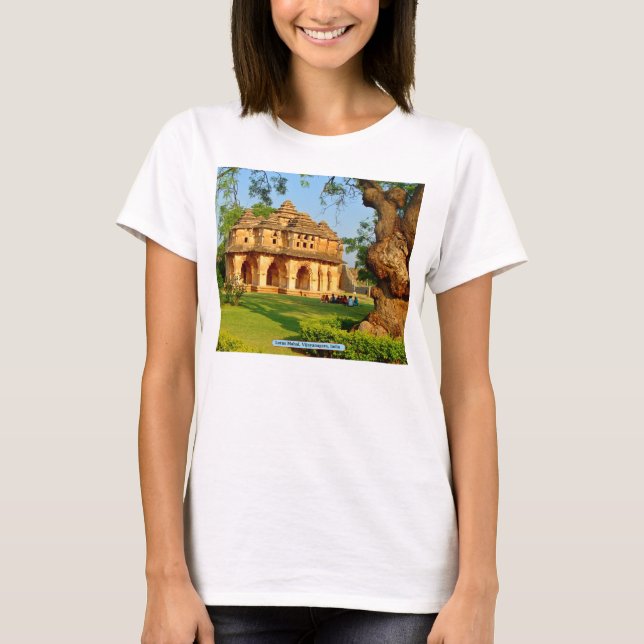 Camiseta Lotus Mahal, Vijayanagara, Índia (Frente)