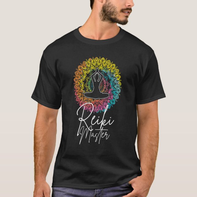 Camiseta Lotus Meditation Chakra Spiritual Healer Reiki Mas (Frente)
