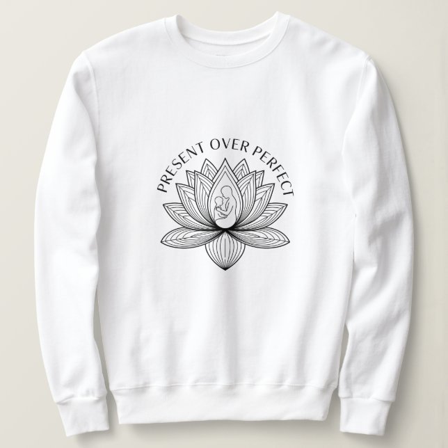 Camiseta Lotus Mother Child Present Mantra Art (Frente do Design)
