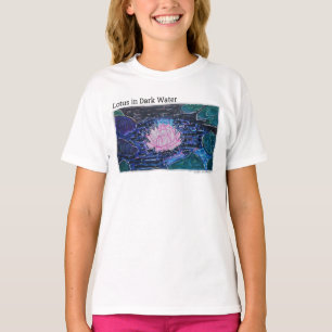 Camiseta Lótus na Água Escura