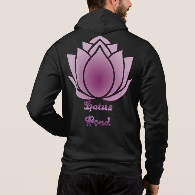 Camiseta Lotus violeta-vermelha (Verso)