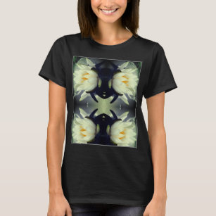 Camiseta Lotus Water Lily Flower Abstract Art 