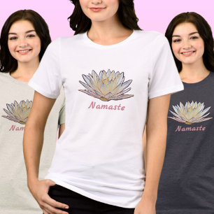 Camiseta Lotus Waterlily Blossom Pastel