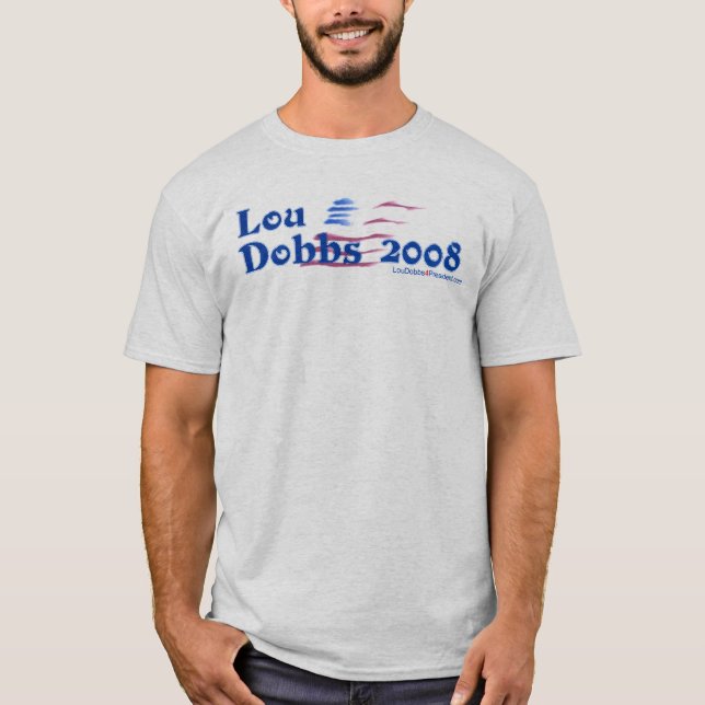 Camiseta Lou novo Dobbs 2008 (Frente)