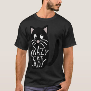 Camiseta Louca Dona de Gato  Mãe de Pet Cute Dia das Mães G