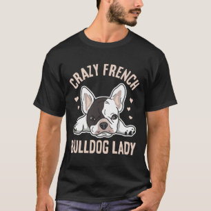 Camiseta Louca Garota Francesa Para Sua Esposa Francesa