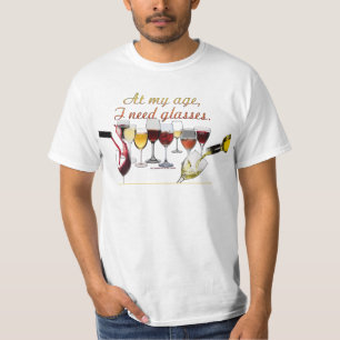 Camiseta Louça para vinho da SlipperyJoe com trocadilho atr