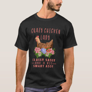 Camiseta Louca Senhora Farmer de Frango Mãe