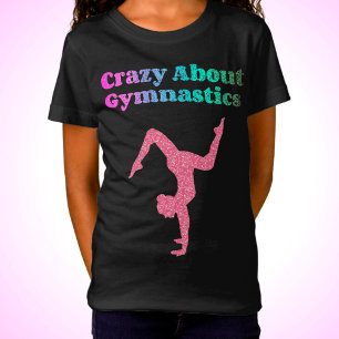 Camiseta Louca Sobre A Gymnética Manipulando A Fonte Com Di