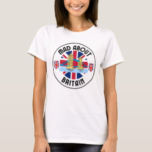 Camiseta Louco com a British Tower Bridge Women's