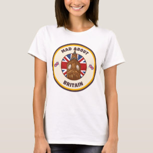 Camiseta Louco com a Grã-Bretanha Big Ben Women's