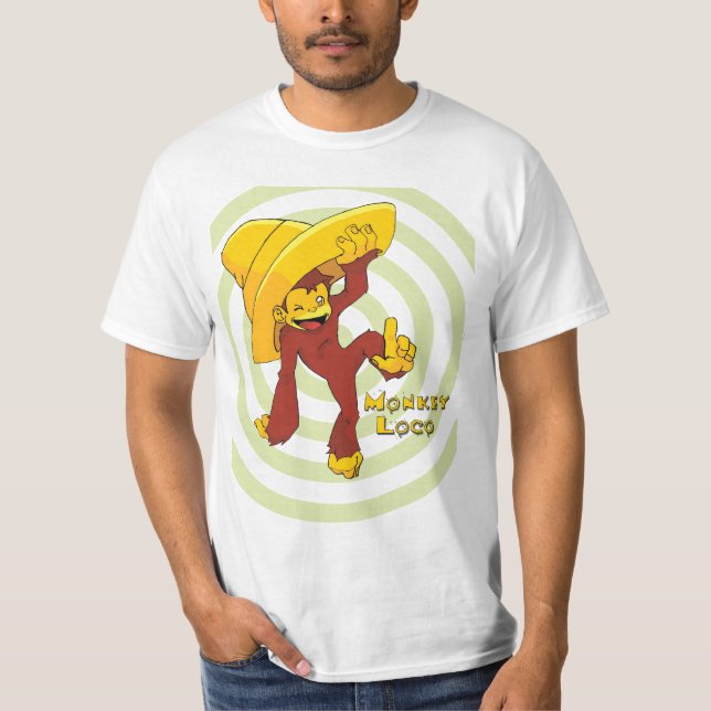 Camiseta Louco do macaco (Frente)