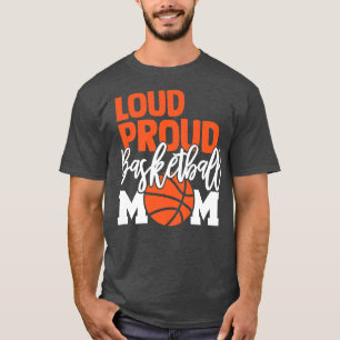 Camiseta Louco e Orgulhosa Mãe Jogadora de Basquete Premium