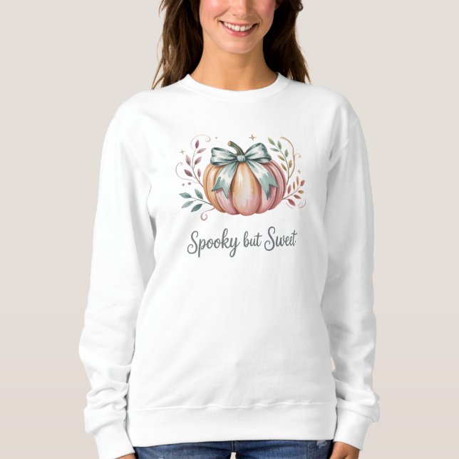 Camiseta Louco, mas doce Pastel Pumpkin (Frente)