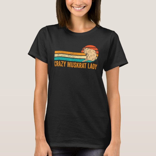 Camiseta Louco Muskrat Lady Retro (Frente)
