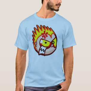 Camiseta LOUCO na parte dianteira e de FRENZIEDminds na