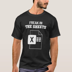 Camiseta Louco nas Folhas Contador Nerd de Planilha