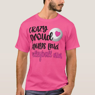 Camiseta Louco Orgulho Sempre Grande Mimi Avó de Voleibol