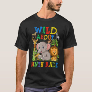 Camiseta Louco por Animais de Safari da Nona Série Selva Vo