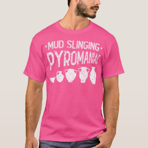 Camiseta Louco por Cerâmica Divertido Artista de Cerâmica