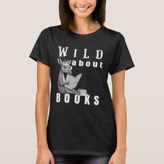 Camiseta Louco por Leitura Amo Livros Nerd Fã de Livros Bib