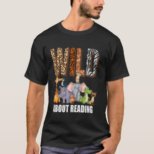Camiseta Louco Por Leitura, Lendo Livros E Biblioteca de Bi