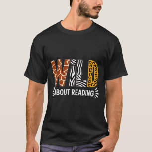 Camiseta Louco por ler livro animal livro infantil