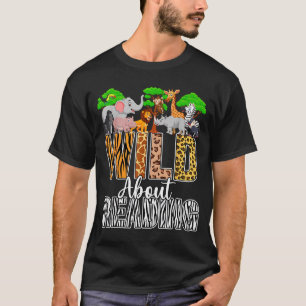 Camiseta Louco por ler livros amante de animais do zoológic