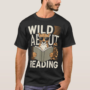 Camiseta Louco por ler livros amante do leitor bibliotecári