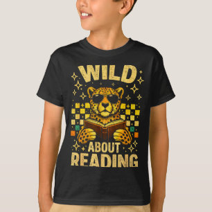 Camiseta Louco por ler professor amante de livro de animal 
