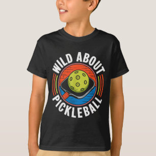 Camiseta Louco por pickleball humorístico pickle ball