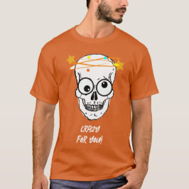 CAMISETA LOUCO POR VOCÊ, EDITÁVEL