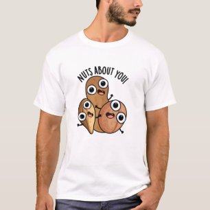 Camiseta Louco por Você Piadas de Nozes Engraçadas 