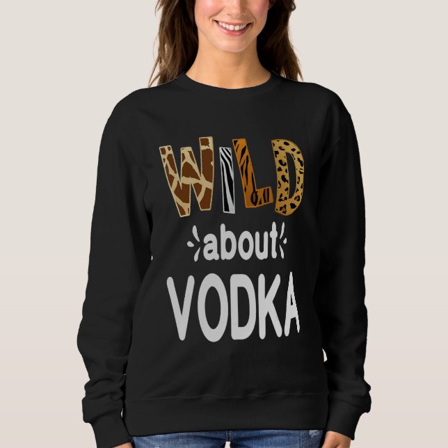 Camiseta Louco por Vodca  Bebida de Vodca   (Frente)