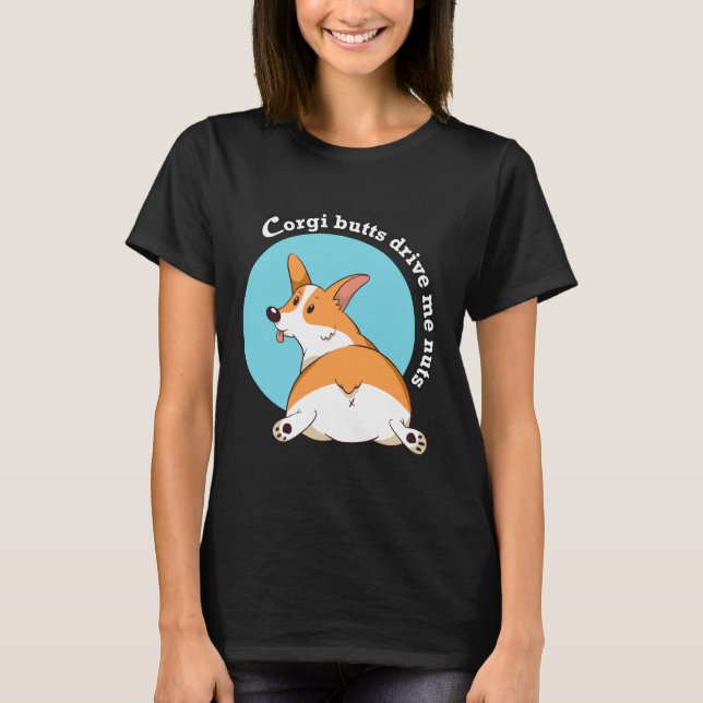 Camiseta Loucos Corgi Drive Me (Frente)