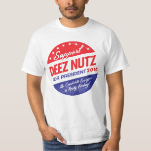 Camiseta Loucos de Deez para o presidente