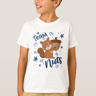 Camiseta Loucos de Equipe Sexo Festa Azul do Partido Revela