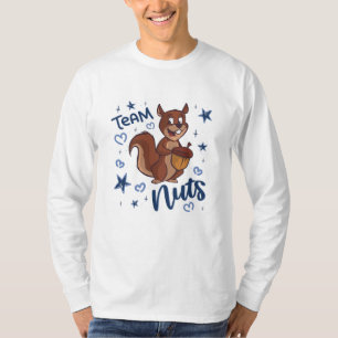 Camiseta Loucos de Equipe Sexo Festa Azul do Partido Revela
