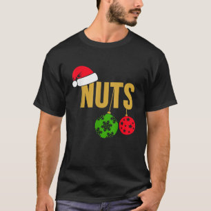 Camiseta Loucos de Natal Casais de Natal Engraçados Homens