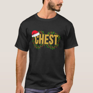 Camiseta Loucos de Natal Casais de Natal Engraçados Homens