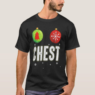Camiseta Loucos de Natal Engraçados Casal de Correspondênci