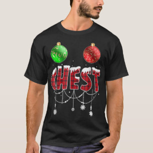Camiseta Loucos de Natal Engraçados Casal de Correspondênci
