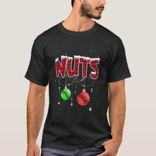 Camiseta Loucos de peito Casal de Natal Correspondente