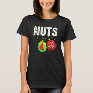 Camiseta Loucos de peito Casal de Natal Correspondente